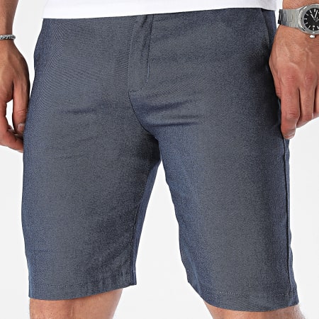 Frilivin - Pantalones cortos chinos azul marino