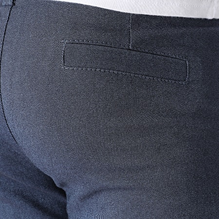 Frilivin - Pantalones cortos chinos azul marino