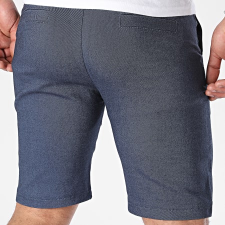 Frilivin - Short Chino Bleu Marine Chiné