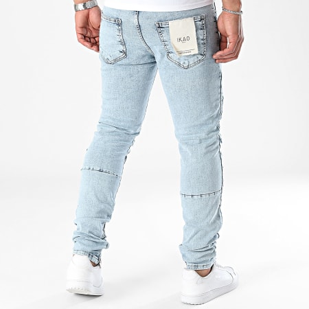 Ikao - Slim jeans LL20000188 Blauw wasgoed