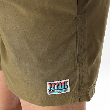 Petrol Industries - Shorts de baño M-1040-SWS950 Caqui Verde