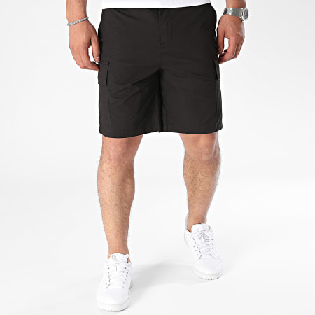 Selected - Evan Regular Fit Cargo Shorts Negro