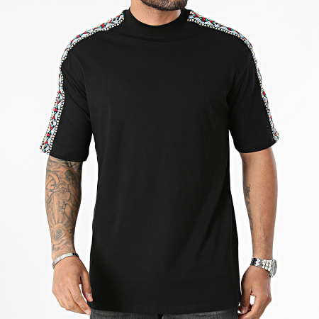 Uniplay - Camiseta de rayas negra
