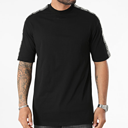Uniplay - Camiseta de rayas negra