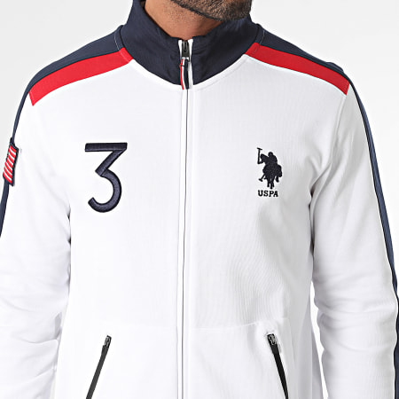 US Polo ASSN - Ritssweater Brax 67545-52319 Wit