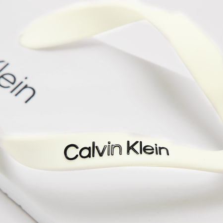 Calvin Klein - Tongs Flip Flop Rubber 0956 White Black