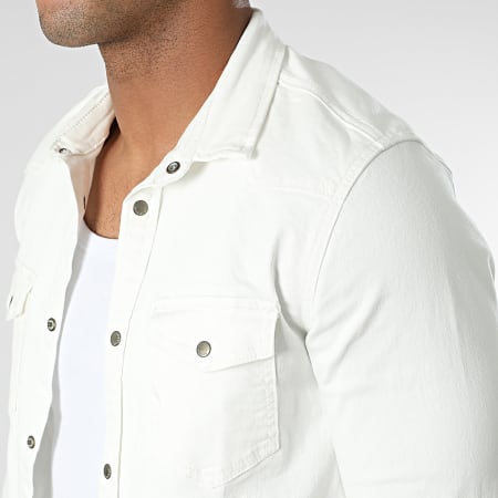 Classic Series - Sobrecamisa vaquera blanca