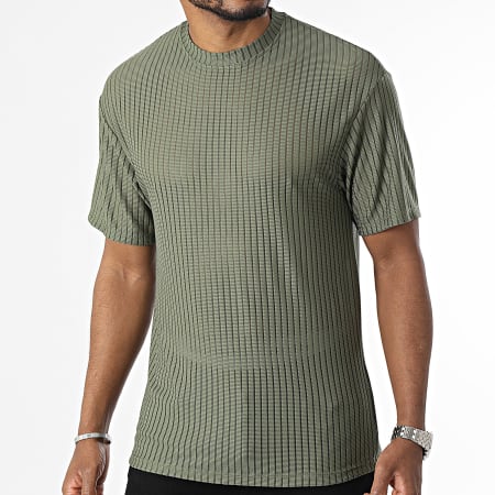 Frilivin - Camiseta verde caqui