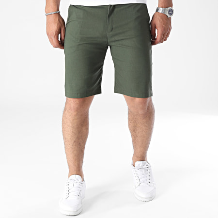 Frilivin - Khaki Groene Chino Shorts