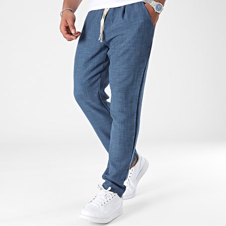 Frilivin - Pantaloni blu scuro screziati