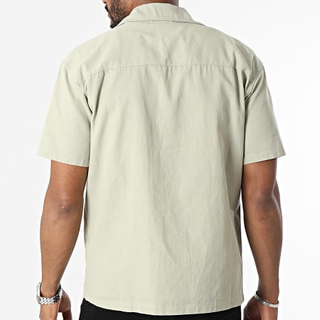 Frilivin - Camisa de manga corta verde caqui