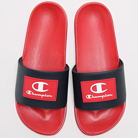 Champion - Claquettes Arubo Slide S22051 Red Navy Blue