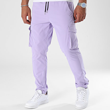 Frilivin - Pantalon Cargo Violet