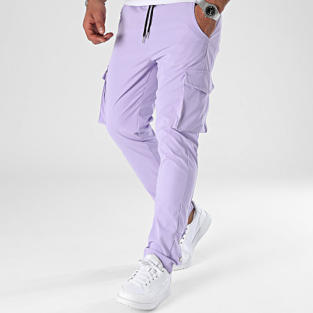 Frilivin - Pantalon Cargo Violet