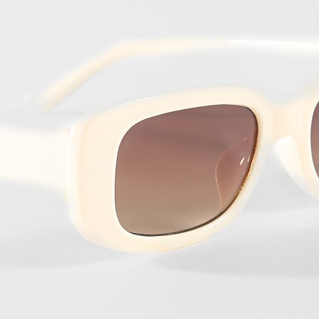 Frilivin - Lunettes De Soleil Beige Marron