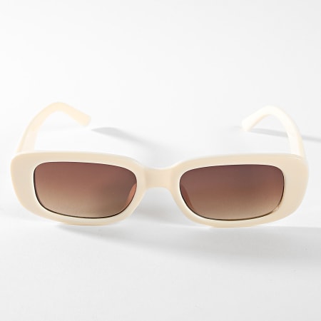 Frilivin - Lunettes De Soleil Beige Marron