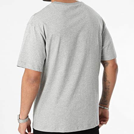 John H - Camiseta gris jaspeada