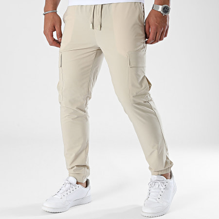 John H - Beige joggingbroek