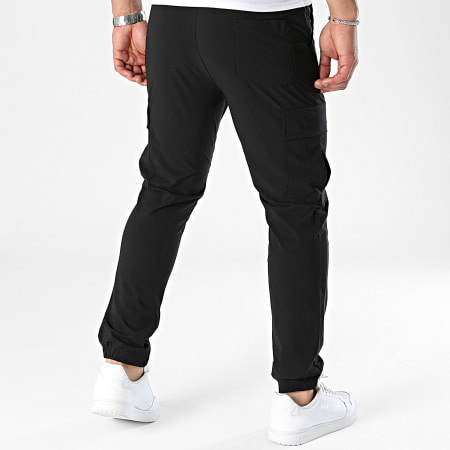 John H - Pantalones cargo negros