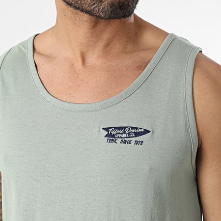 Tiffosi - Camiseta de tirantes Rosco 10054387 Verde claro