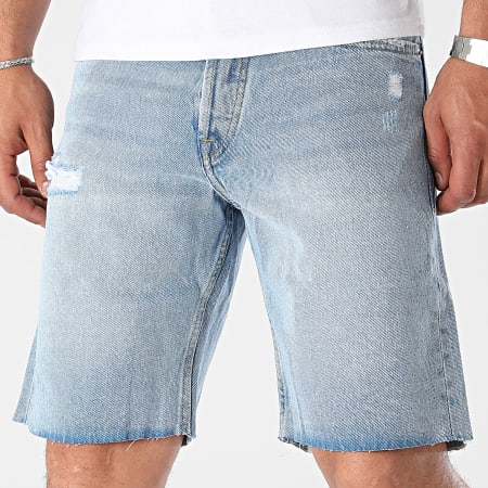 Tiffosi - Pantalones cortos vaqueros holgados 10054398 Denim azul