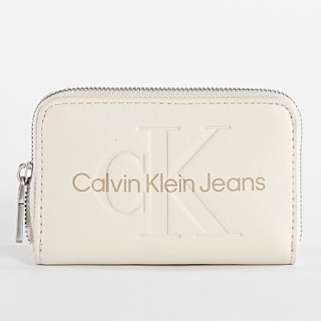 Calvin Klein - Portafoglio scolpito 2255 Beige