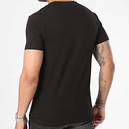 Calvin Klein - Tee Shirt Col V Slim 3492 Noir