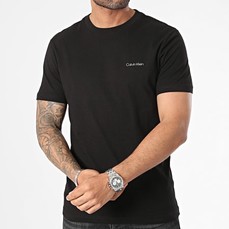 Calvin Klein - Camiseta Espalda Agrandada Logo 3106 Negro