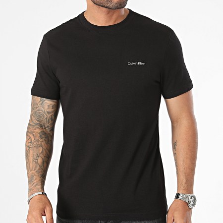 Calvin Klein - Camiseta Espalda Agrandada Logo 3106 Negro