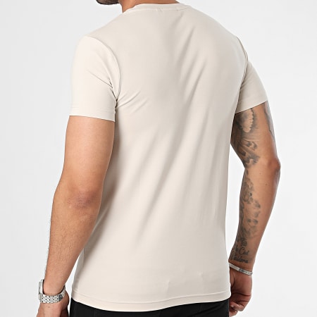 Calvin Klein - Tee Shirt Stretch Slim Fit 5433 Beige