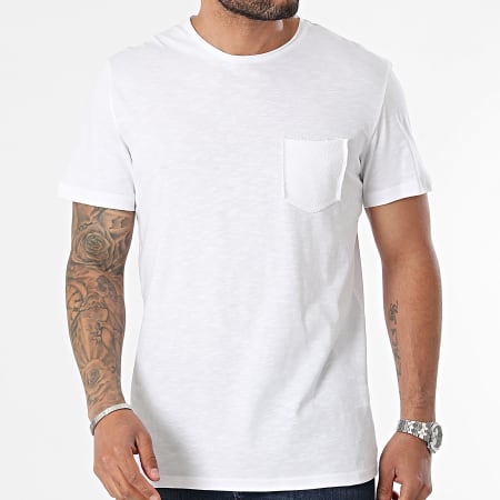 Classic Series - T-shirt bianca con taschino