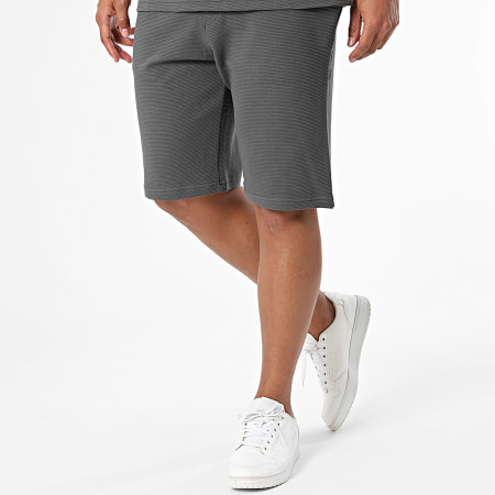 Classic Series - Set antracietgrijze t-shirts en joggingshorts