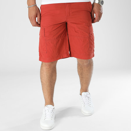 Jack And Jones - Campaña Cole Bermudas Cargo Rojo Ladrillo