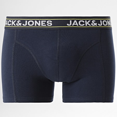 Jack And Jones - Fenicottero rosa Set di 3 boxer floreali blu navy