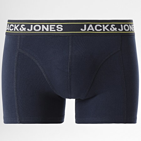 Jack And Jones - Roze Flamingo marineblauw gebloemde boxerset van 3