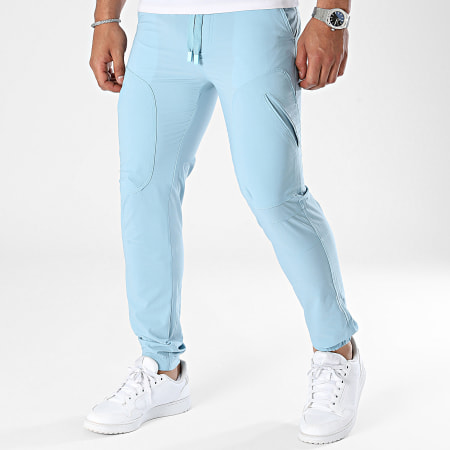 John H - Pantalones de chándal azul claro