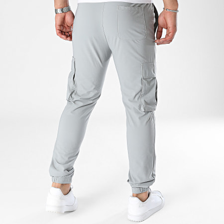 John H - Pantalones Cargo Grises