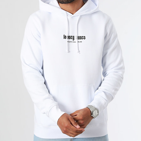 Bugs Bunny - Sweat Capuche Bugs Bunny Color Spray White Blanc
