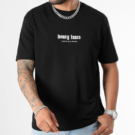 Bugs Bunny - Tee Shirt Oversize Bugs Bunny Full Color Spray Black