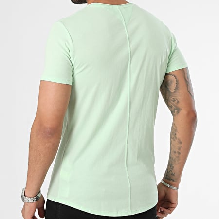 Tommy Jeans - Camiseta Jaspe Slim 9586 Verde claro