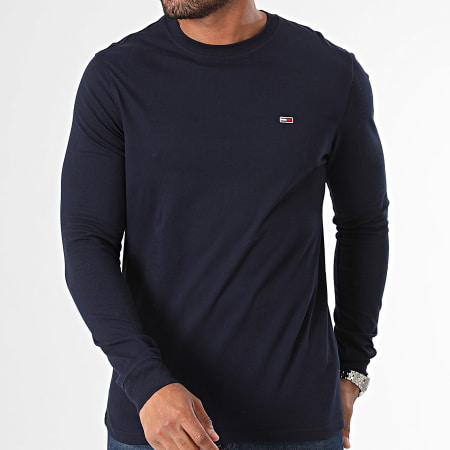 Tommy Hilfiger - Set di 2 camicie a maniche lunghe slim 8438 nero blu navy