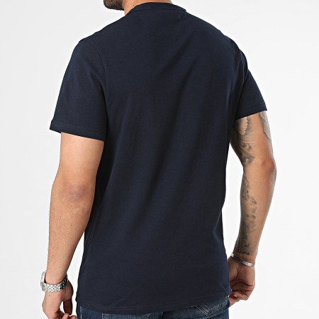 Tommy Jeans - Tee Shirt Slim Rib Detail 8649 Bleu Marine