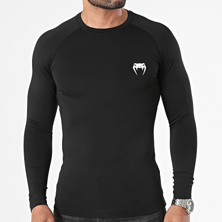 Venum - Contender Rashguard Lange Mouw T-shirt Zwart