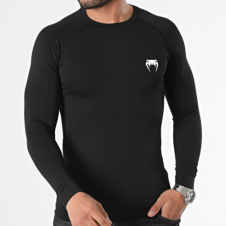 Venum - Contender Rashguard Lange Mouw T-shirt Zwart