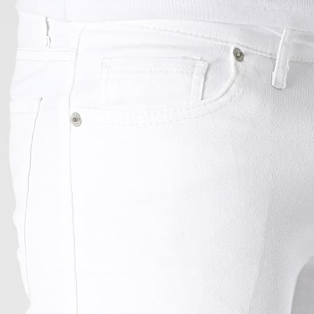 Jean Skinny Blanc New Look | Taille 8 | Coupe Slim Ajustée - Occasion Très Bon état
