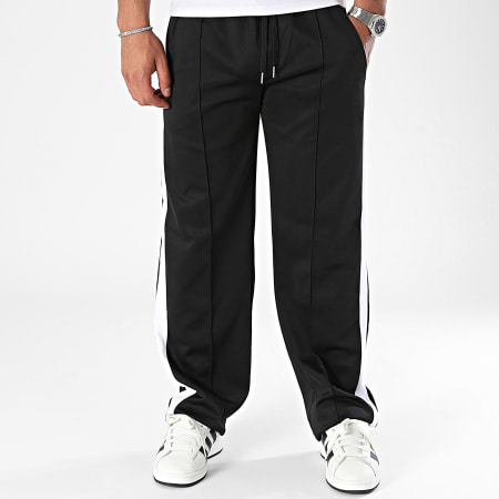 Frilivin - Pantalones Jogging Blanco Negro