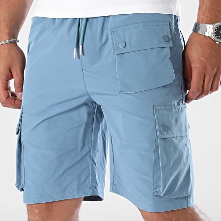 Frilivin - Pantaloncini Cargo blu chiaro