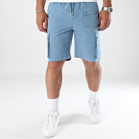 Frilivin - Pantaloncini Cargo blu chiaro