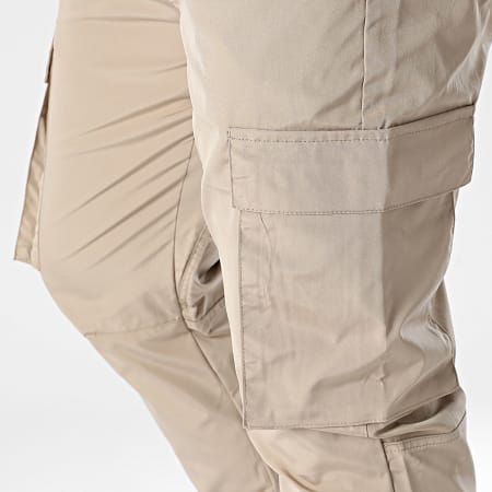 Frilivin - Pantalón Cargo Beige Oscuro