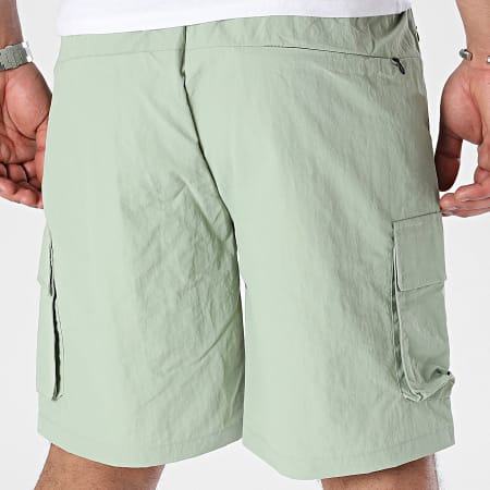 Frilivin - Pantalones cortos cargo caqui verdes